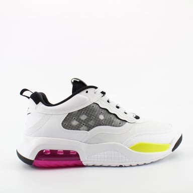 Jordan Air Max 200 entrenadores blancos para hombres