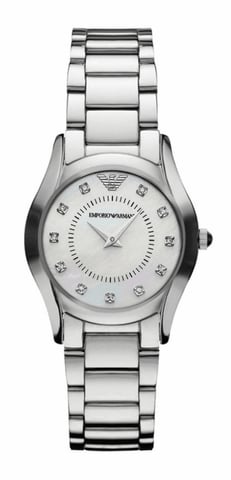 Emporio Armani Reloj de mujer Cuarzo plateado