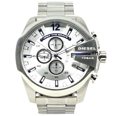 Diesel DZ4477 Mega Chief Reloj plateado
