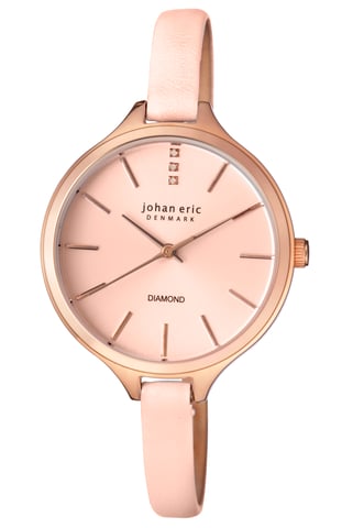 Johan eric: reloj herlev slim mujer rosa....