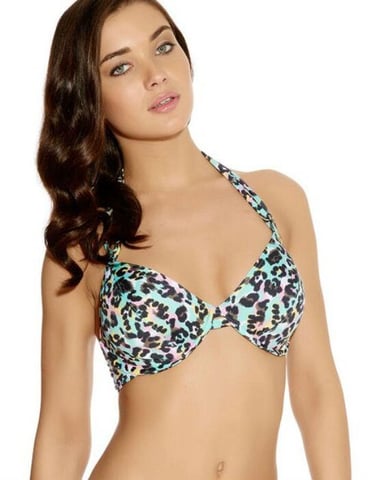 Freya Malibu Soft Triangle Bikini Top Sherbet