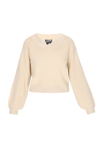 Dreimaster Pullover women cream