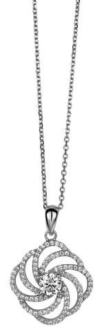Orphelia Women's 925 Sterling Silver Chain with Pendant - Silver ZH-4800