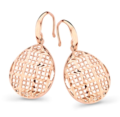 Orphelia 'Pina' Women's 925 Sterling Silver Drop Earrings - Rose ZO-7191/RG