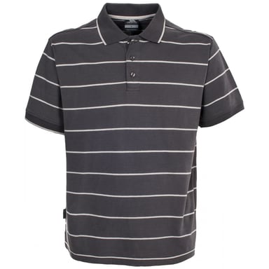 Trespass Mens Samani Short Sleeve Striped Polo Shirt