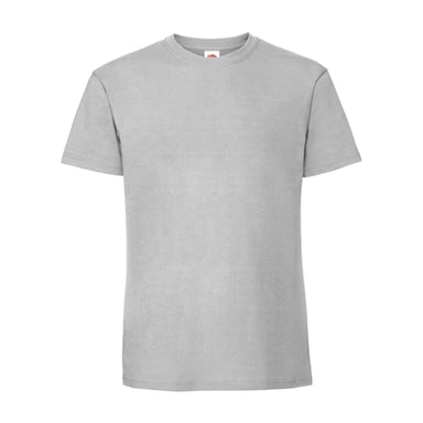 Fruit of the Loom Mens Iconic Premium Ringspun Cotton T-Shirt (Zinc)