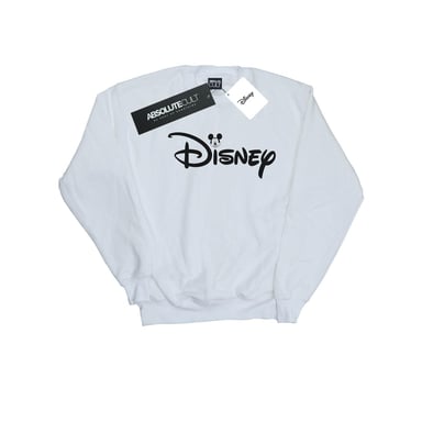 Disney Mens Mickey Mouse Head Logo Sweatshirt (White)