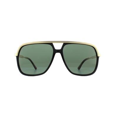Gafas de sol Gucci GG0200S 001 Negro y Dorado Verde