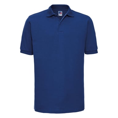 Russell Mens Ripple Collar & Cuff Short Sleeve Polo Shirt (Bright Royal)