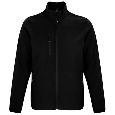 SOLS Mens Falcon Recycled Soft Shell Jacket (Black)