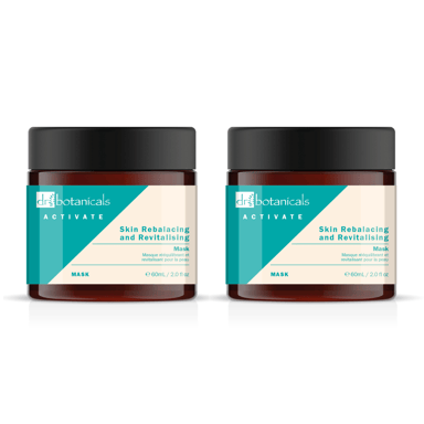 Dr Botanicals Activate Mascarilla Reequilibrante y Revitalizante 60ml Pack Doble Ahorro