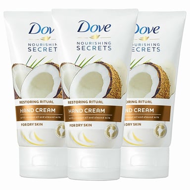 Dove Secretos Nutritivos Crema de Manos Ritual Revitalizante Coco 3 x 75ml
