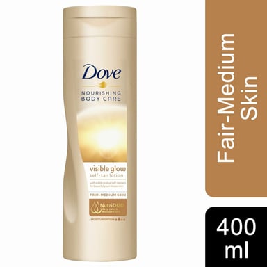 Loción Autobronceadora Dove Visible Glow Para Piel Clara a Media 400 ml