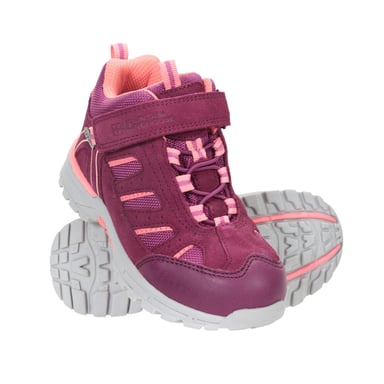 Mountain Warehouse Childrens/Kids Drift Waterproof Walking Boots (Berry)