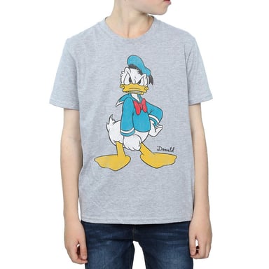 Disney Boys Angry Donald Duck T-Shirt (Sports Grey)