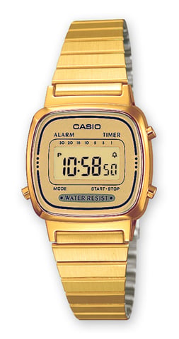 Casio Casio Collection Women's Gold Watch LA670WEGA-9EF