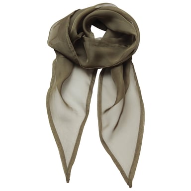 Premier Unisex Adult Colours Chiffon Scarf (Olive)