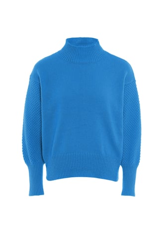 Mymo sweater women turquoise