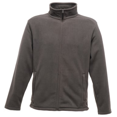 Regatta Mens Plain Micro Fleece Full Zip Jacket (Layer Lite) (Seal Grey)