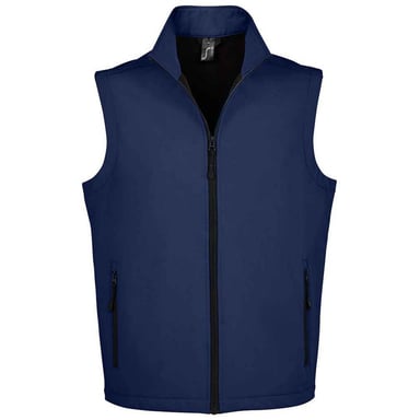 SOLS Unisex Adult Race Softshell Gilet (French Navy)