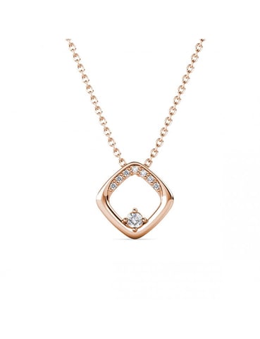 Colgantes Adelise - Oro rosa y cristal