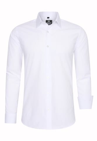 Rusty Neal Overhemd Slim Fit Blanco