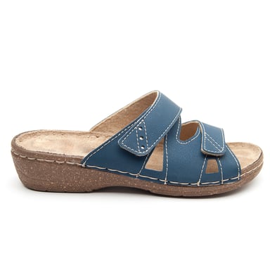 Confortable wedge sandal Montevita in Blue