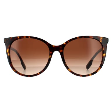 Gafas de sol de mujer Burberry Cat Eye Gradiente Marrón Oscuro Havana