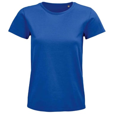 SOLS Womens/Ladies Pioneer Organic T-Shirt (Royal Blue)