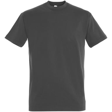 SOLS Mens Imperial Heavyweight Short Sleeve T-Shirt (Dark Grey)