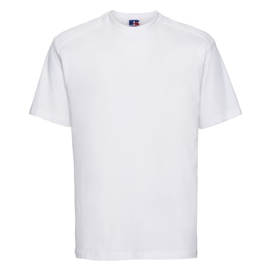 Russell Europe Mens Short Sleeve Cotton T-Shirt (White)