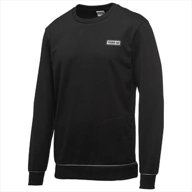 Puma icny logo para hombre ls sudadera negra Top Jumper jersey 568916 01 EE140