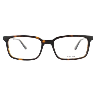 Clint 4 VPL687M 0722 Havana brillante montura de gafas de policía de los hombres