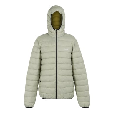 Regatta Mens Marizion Baffled Hooded Padded Jacket (Abbeystone/Nephrite Green)