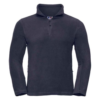Russell Mens Quarter Zip Outdoor Fleece Top (French Navy)