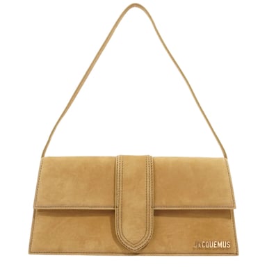 Bolso largo Jacquemus Le Bambino marron caqui claro