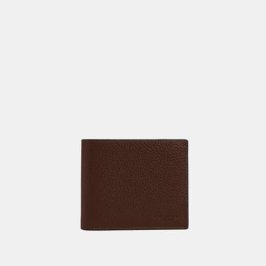 3 in 1 Wallet in Pebbled Leather