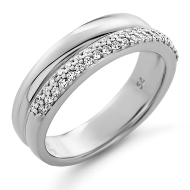 Orphelia 'Emily' Women's 925 Sterling Silver Ring - Silver ZR-7581