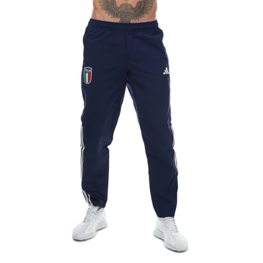 Men's adidas Italy 2023/24 Presentation Pants in Blue