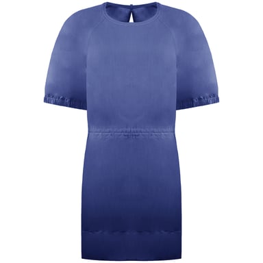 Sweaty Betty Loren Poplin Womens Blue Mini Dress