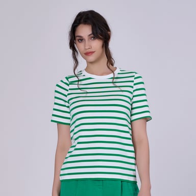 Stripes Cotton T-shirt