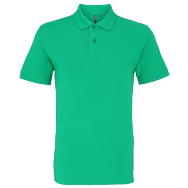 Asquith & Fox Mens Plain Short Sleeve Polo Shirt (Kelly)