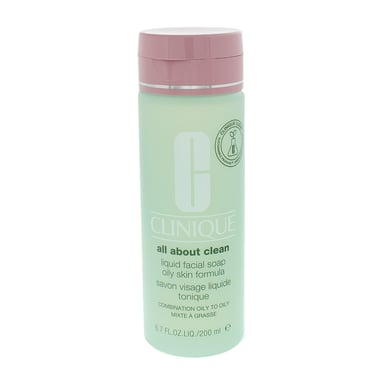 Clinique Todo Sobre Limpieza Jabón Facial Líquido Para Piel Mixta Grasa A Grasa 200ml