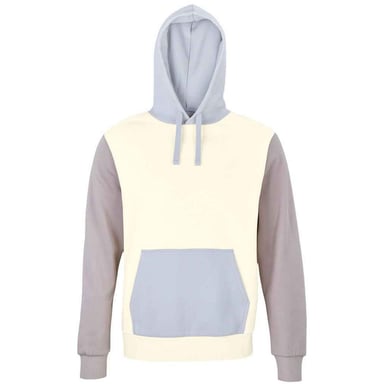 SOLS Unisex Adult Collins Contrast Organic Hoodie (Natural)