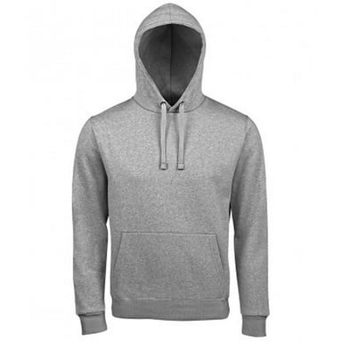 SOLS Unisex Adults Spencer Hooded Sweatshirt (Grey Marl)