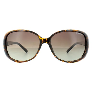 Polaroid mariposa señoras havana negro marrón degradado gafas de sol polarizadas