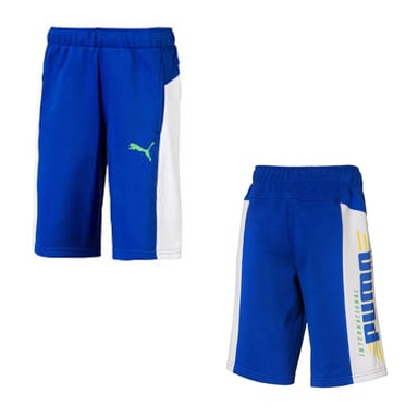 Pantalón corto Puma Alpha Niño Azul/Blanco