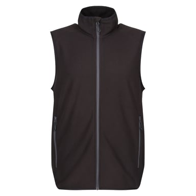 Regatta Mens Navigate Fleece Gilet (Black/Seal Grey)