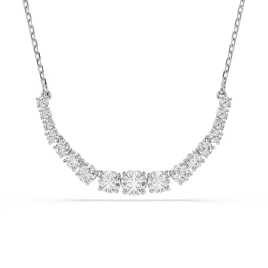 Swarovski 'Matrix Tennis' Women's Base Metal Necklace - Silver 5705396