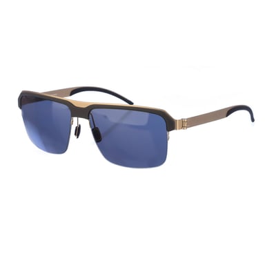 Gafas de sol de metal con forma rectangular M1049 hombre